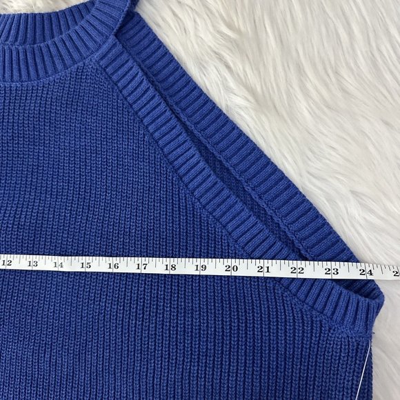 Old Navy Womens Blue Knit Sweater Vest 3X NWT Timeless - Picture 5 of 9